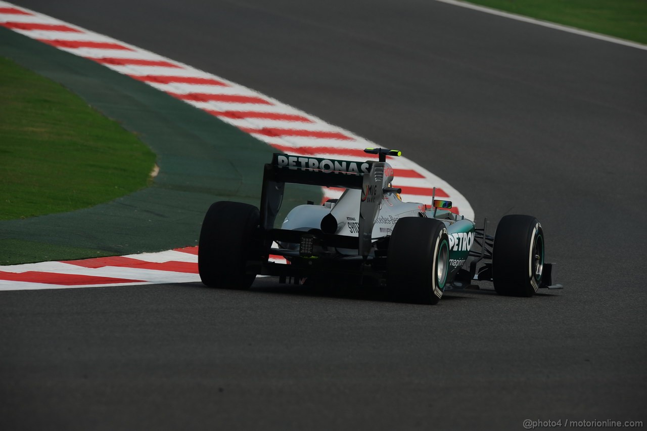 GP INDIA, 25.10.2013- Prove Libere 1: Lewis Hamilton (GBR) Mercedes AMG F1 W04 