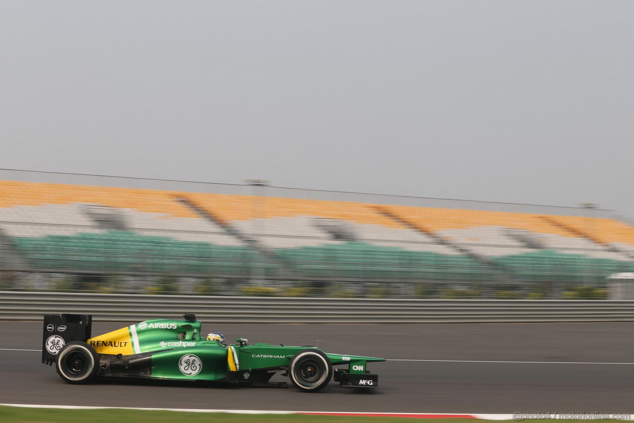 GP INDIA, 25.10.2013- Prove Libere 1: Charles Pic (FRA) Caterham F1 Team CT03 
