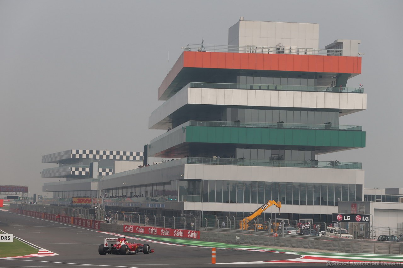 GP INDIA, 25.10.2013- Prove Libere 1: Felipe Massa (BRA) Ferrari F138 