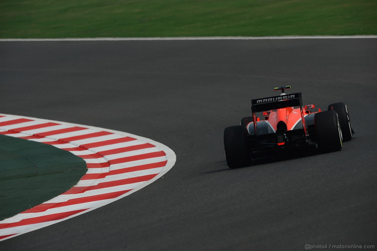 GP INDIA, 25.10.2013- Prove Libere 1: Max Chilton (GBR), Marussia F1 Team MR02 