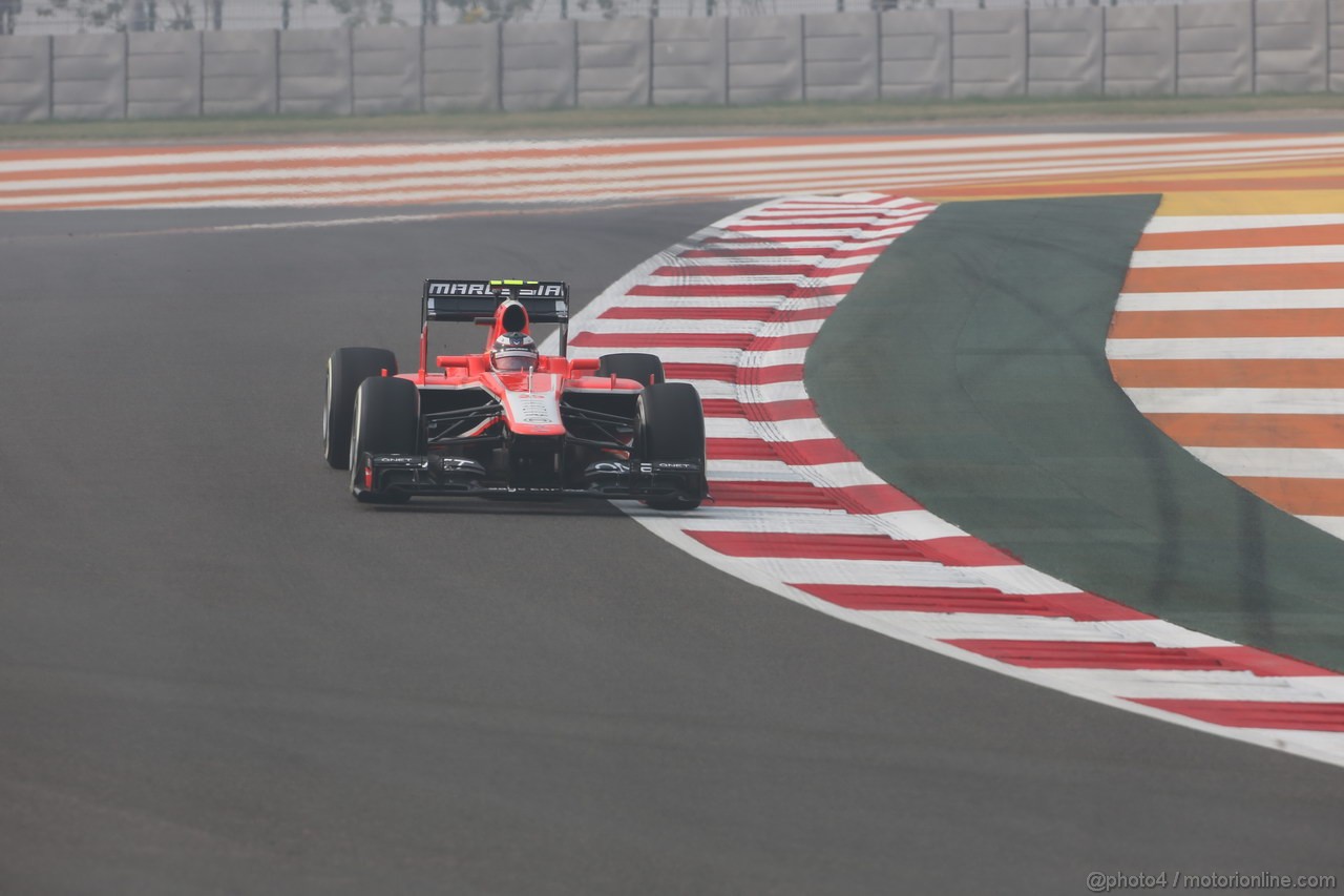GP INDIA, 25.10.2013- Prove Libere 1: Max Chilton (GBR), Marussia F1 Team MR02 