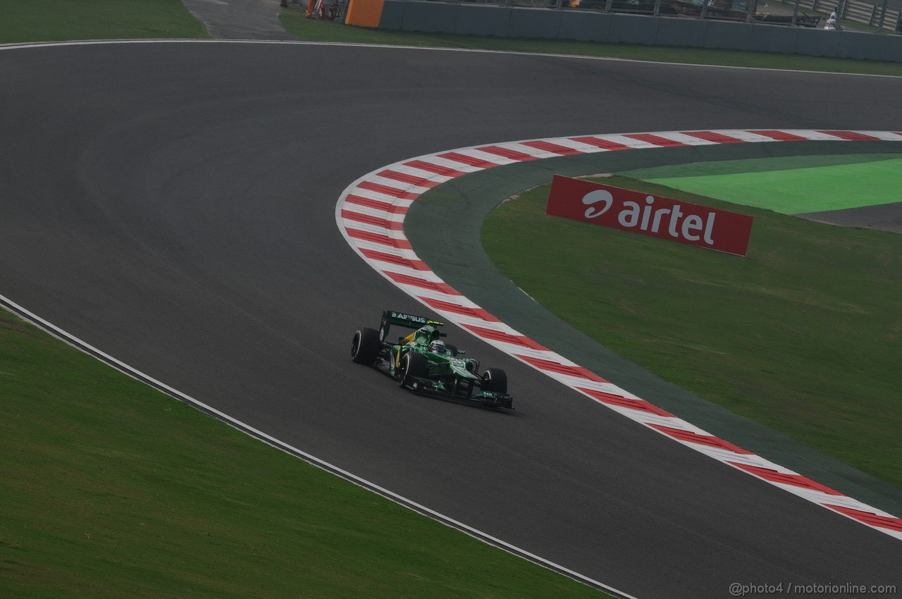 GP INDIA, 25.10.2013- Prove Libere 1: Giedo Van der Garde (NED), Caterham F1 Team CT03 