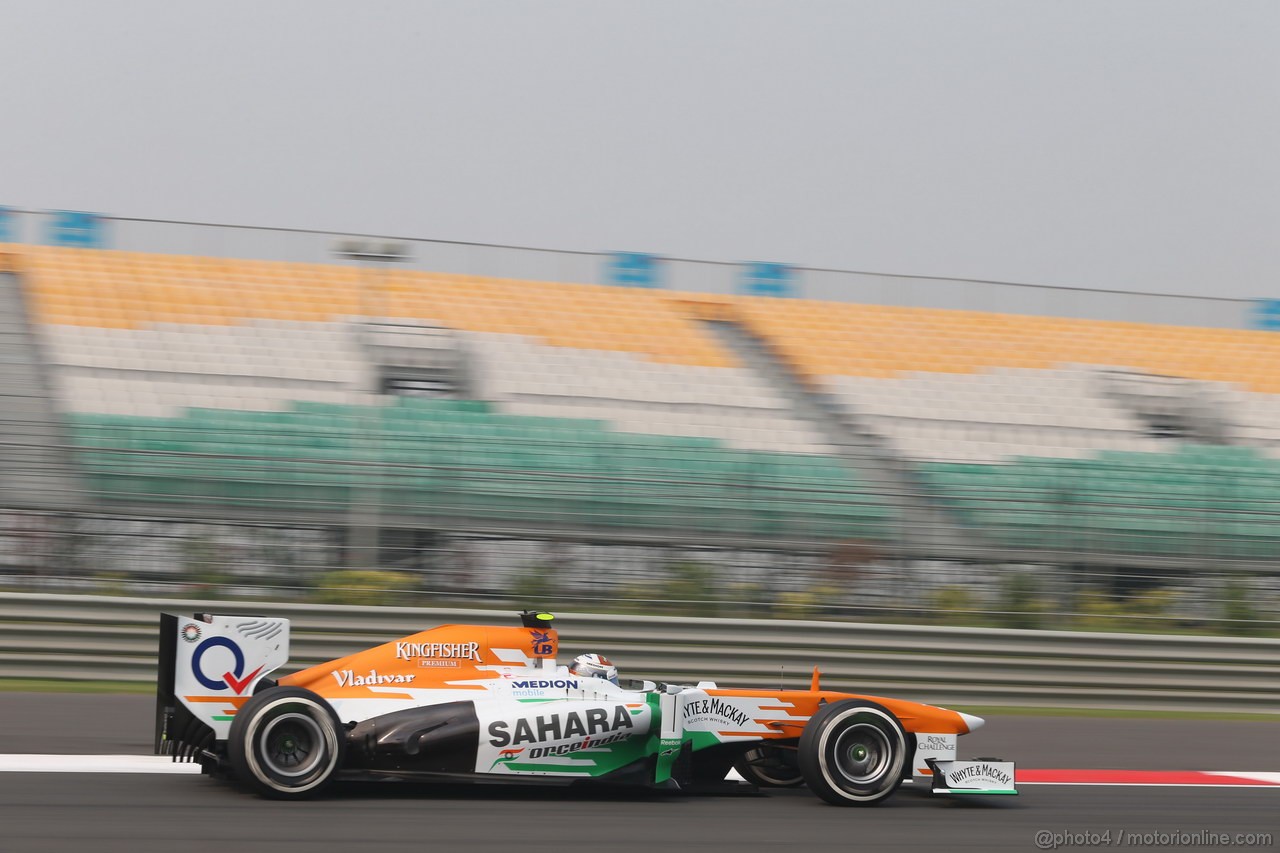 GP INDIA, 25.10.2013- Prove Libere 1: Adrian Sutil (GER), Sahara Force India F1 Team VJM06 