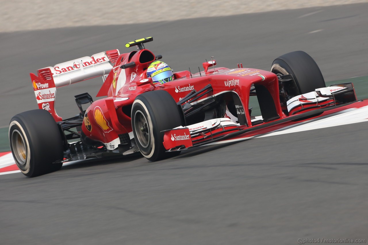 GP INDIA, 25.10.2013- Prove Libere 1: Felipe Massa (BRA) Ferrari F138 