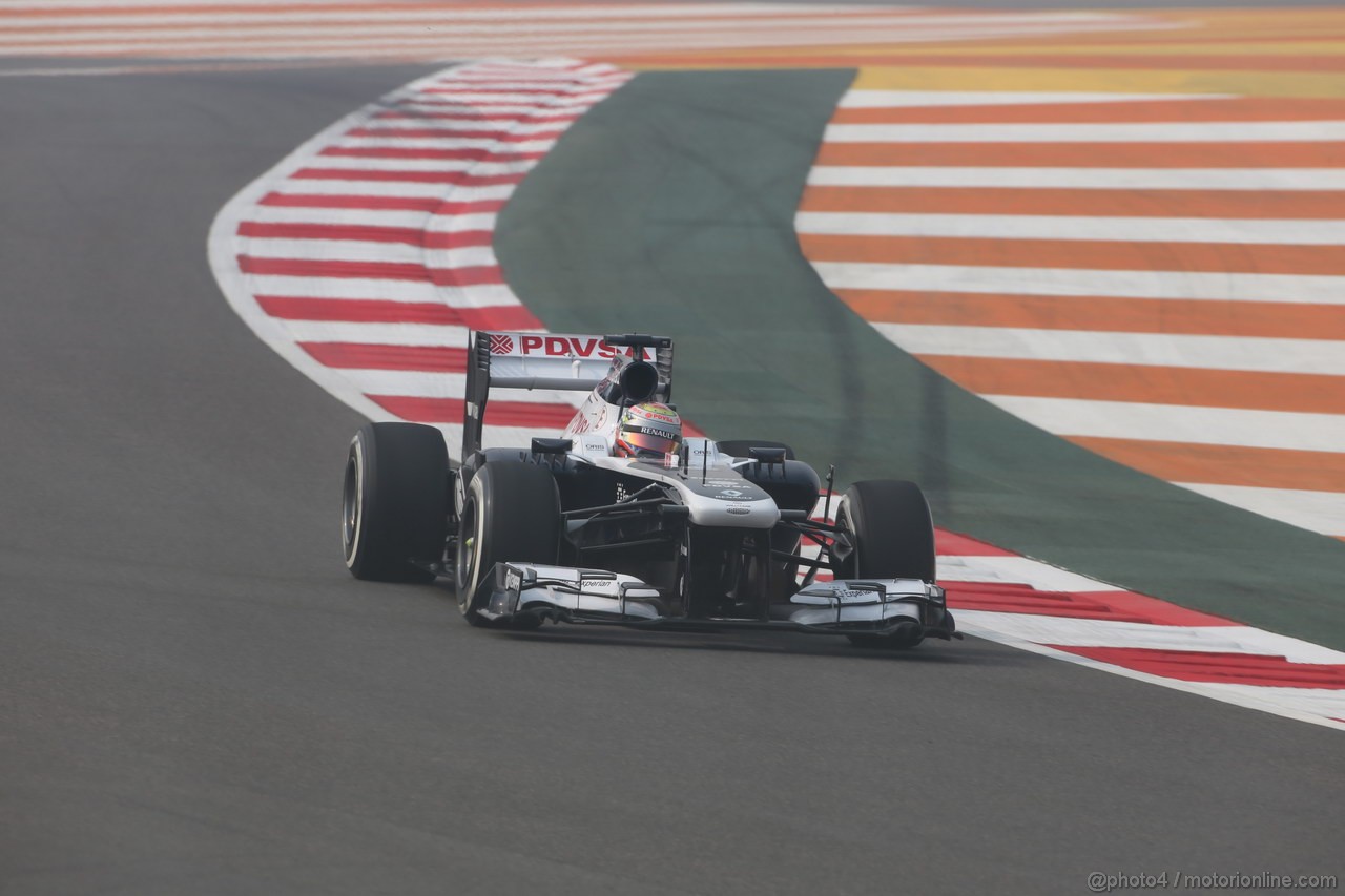 GP INDIA, 25.10.2013- Prove Libere 1: Pastor Maldonado (VEN) Williams F1 Team FW35 