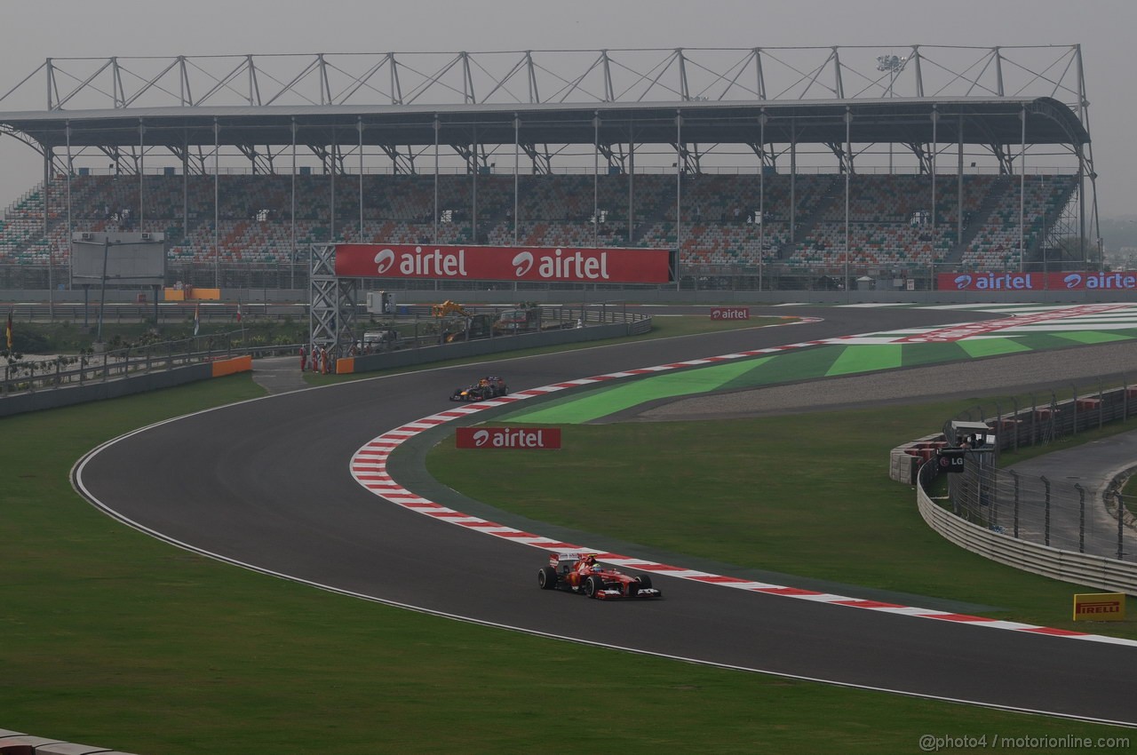 GP INDIA, 25.10.2013- Prove Libere 1: Felipe Massa (BRA) Ferrari F138 