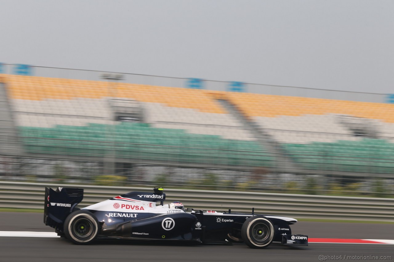 GP INDIA, 25.10.2013- Prove Libere 1: Valtteri Bottas (FIN), Williams F1 Team FW35 