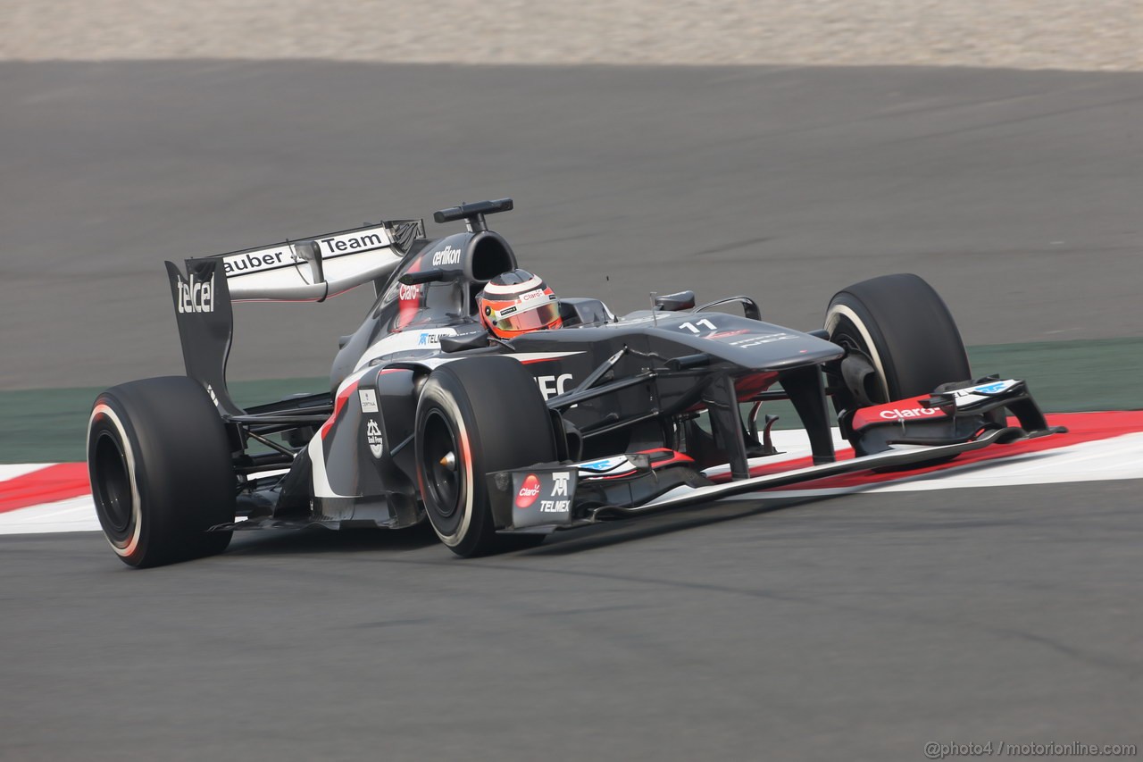 GP INDIA, 25.10.2013- Prove Libere 1: Nico Hulkenberg (GER) Sauber F1 Team C32 