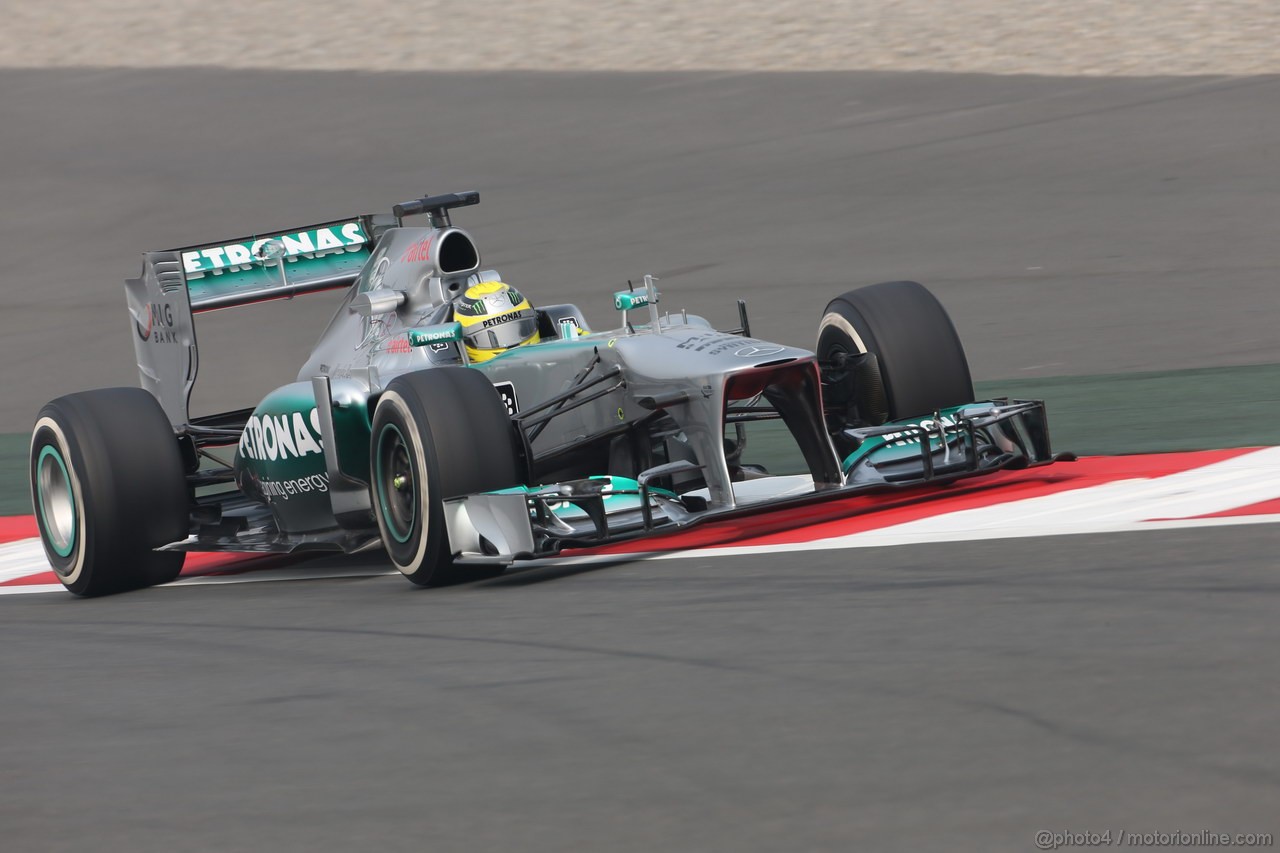 GP INDIA, 25.10.2013- Prove Libere 1: Nico Rosberg (GER) Mercedes AMG F1 W04 