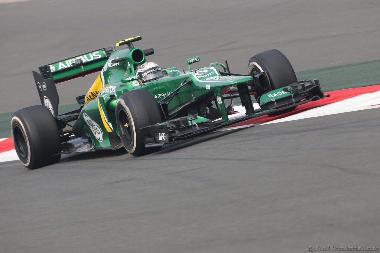 GP INDIA, 25.10.2013- Prove Libere 1: Giedo Van der Garde (NED), Caterham F1 Team CT03 