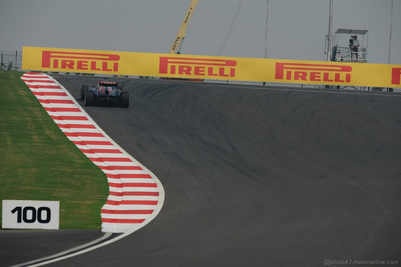 GP INDIA, 25.10.2013- Prove Libere 1: Jean-Eric Vergne (FRA) Scuderia Toro Rosso STR8 