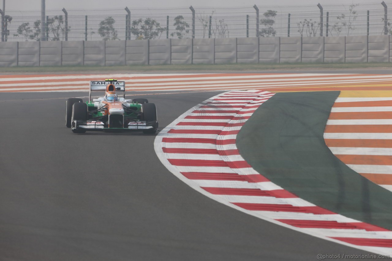 GP INDIA, 25.10.2013- Prove Libere 1: Adrian Sutil (GER), Sahara Force India F1 Team VJM06 