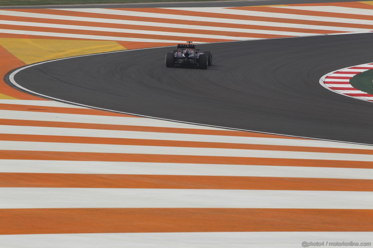 GP INDIA, 25.10.2013- Prove Libere 1: Sebastian Vettel (GER) Red Bull Racing RB9 