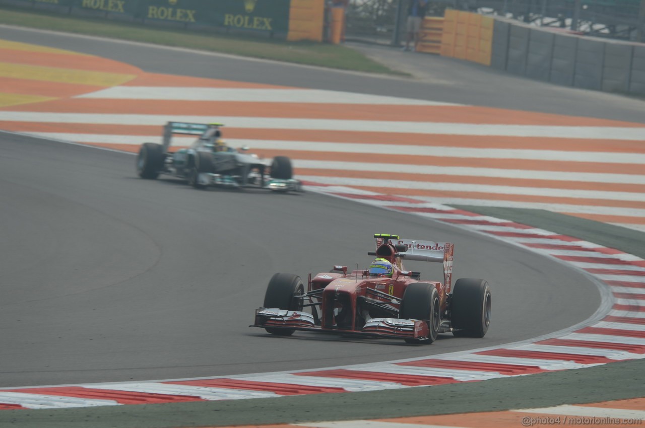 GP INDIA, 25.10.2013- Prove Libere 1: Felipe Massa (BRA) Ferrari F138 