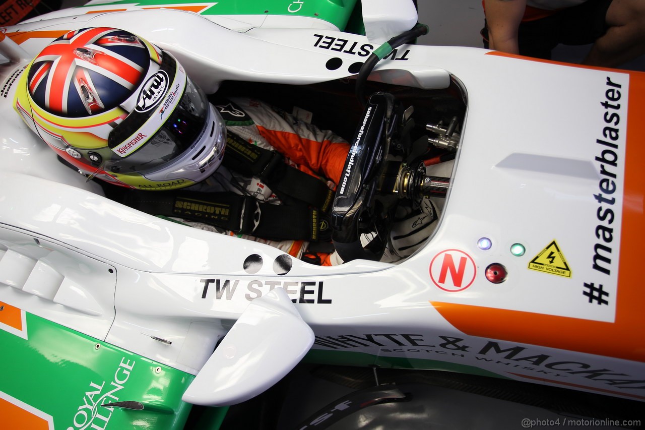 GP INDIA, 25.10.2013- Prove Libere 1: James Calado (GBR) Sahara Force India Third Driver 
