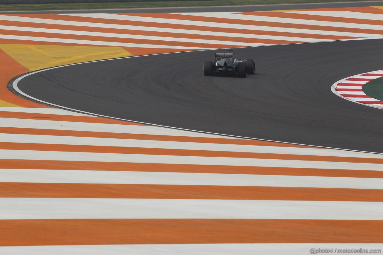 GP INDIA, 25.10.2013- Prove Libere 1: Nico Hulkenberg (GER) Sauber F1 Team C32 