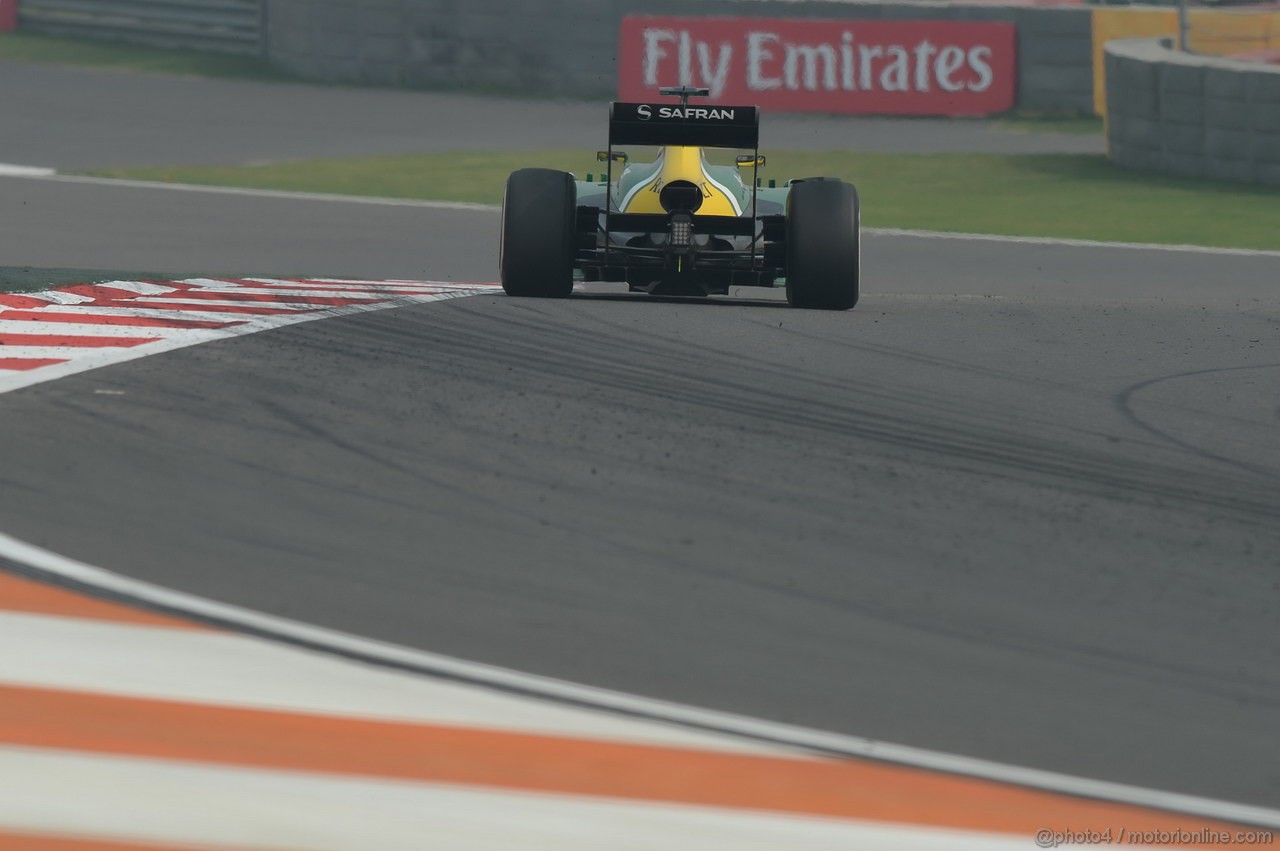 GP INDIA, 25.10.2013- Prove Libere 1: Charles Pic (FRA) Caterham F1 Team CT03 