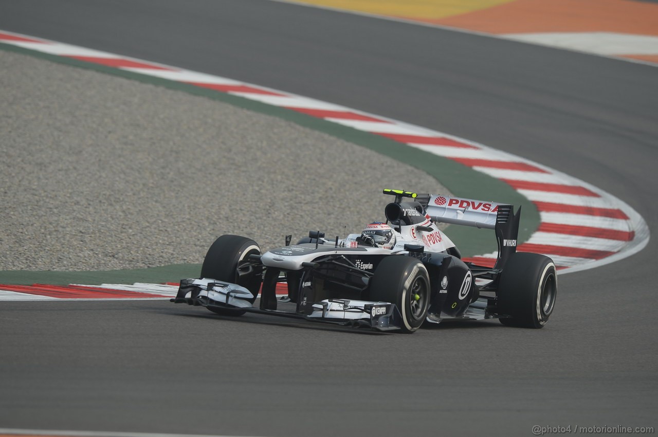 GP INDIA, 25.10.2013- Prove Libere 1: Valtteri Bottas (FIN), Williams F1 Team FW35 