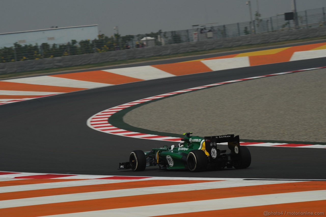 GP INDIA, 25.10.2013- Prove Libere 1: Giedo Van der Garde (NED), Caterham F1 Team CT03 