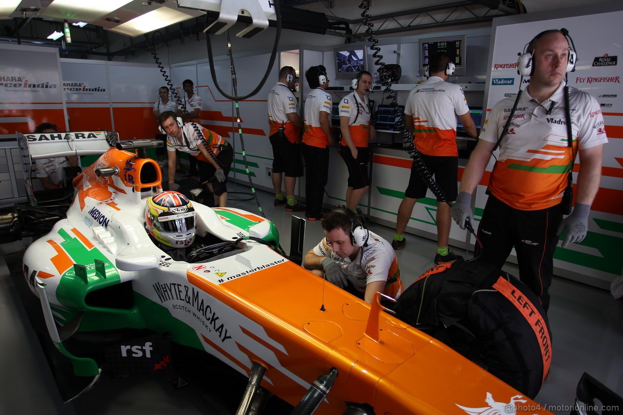 GP INDIA, 25.10.2013- Prove Libere 1: James Calado (GBR) Sahara Force India Third Driver 