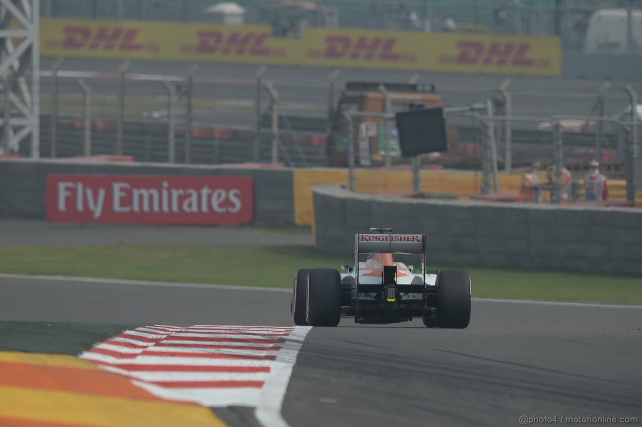 GP INDIA, 25.10.2013- Prove Libere 1: Adrian Sutil (GER), Sahara Force India F1 Team VJM06 