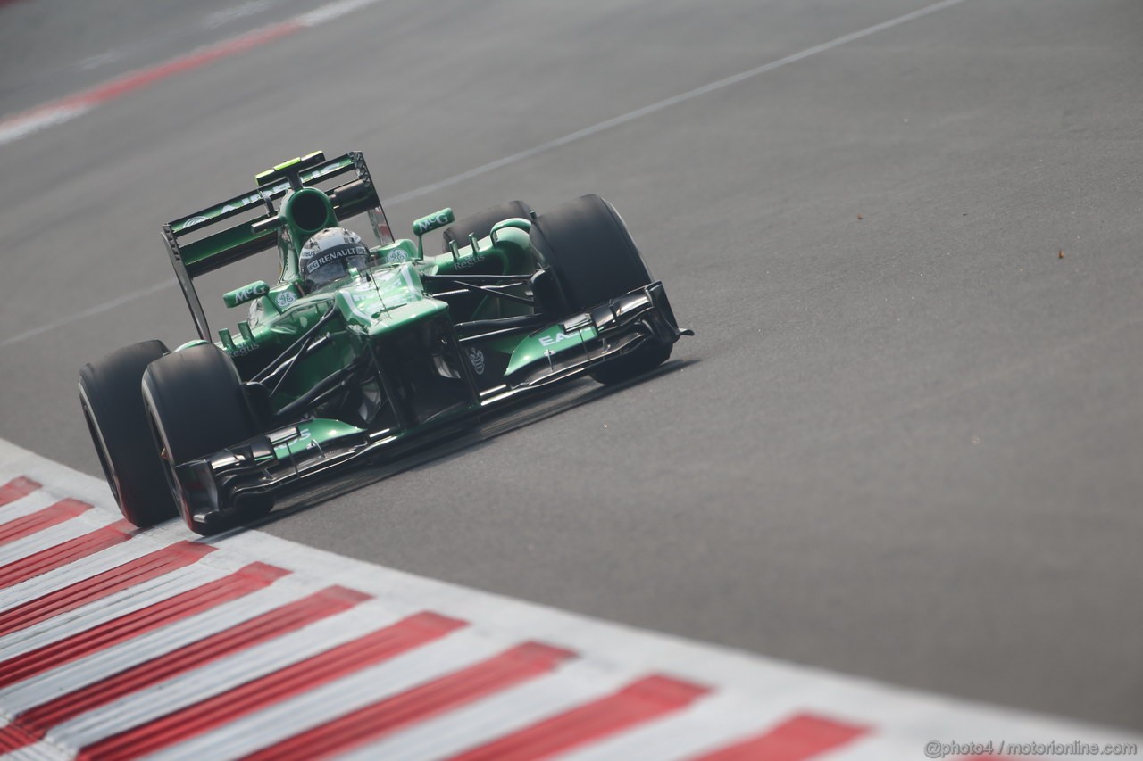GP INDIA, 25.10.2013- Prove Libere 1: Giedo Van der Garde (NED), Caterham F1 Team CT03 