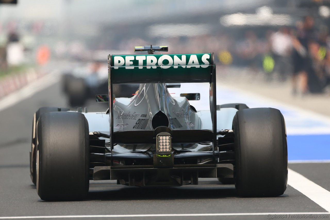 GP INDIA, 25.10.2013- Prove Libere 1: Lewis Hamilton (GBR) Mercedes AMG F1 W04 