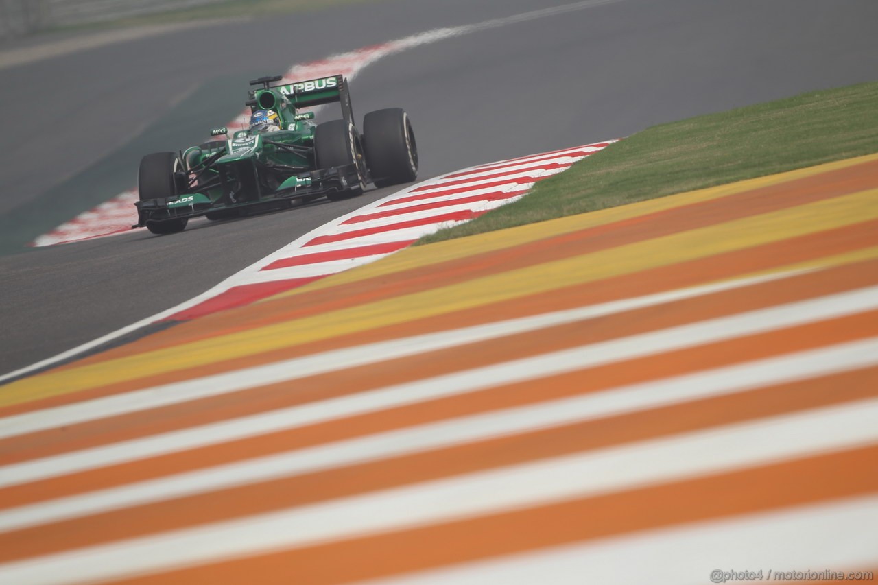 GP INDIA, 25.10.2013- Prove Libere 1: Charles Pic (FRA) Caterham F1 Team CT03 