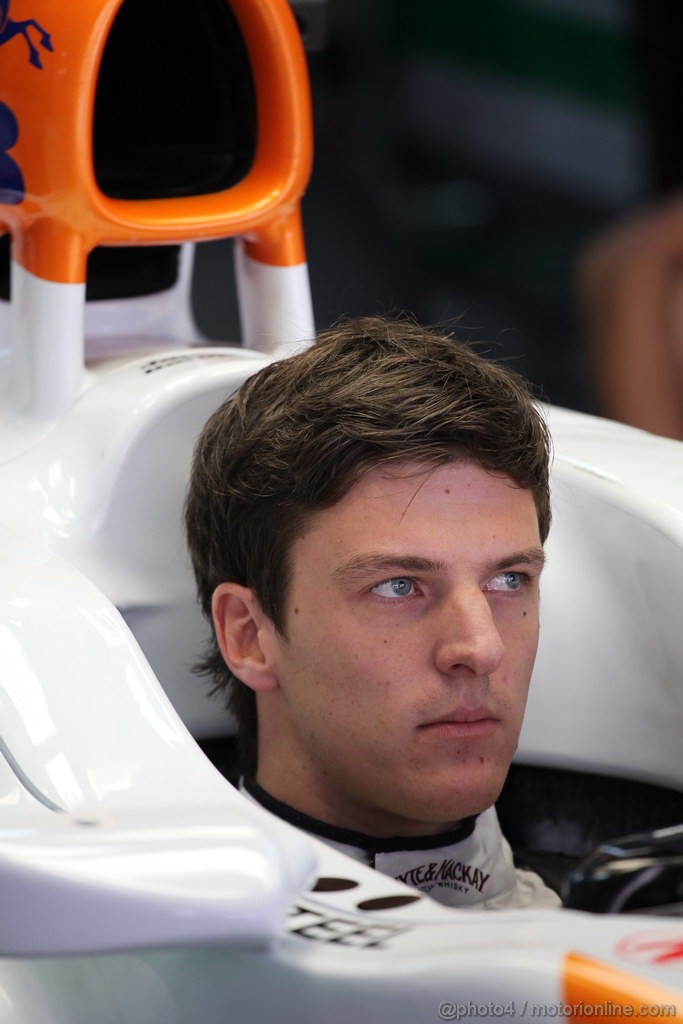 GP INDIA, 25.10.2013- Prove Libere 1: James Calado (GBR) Sahara Force India Third Driver 