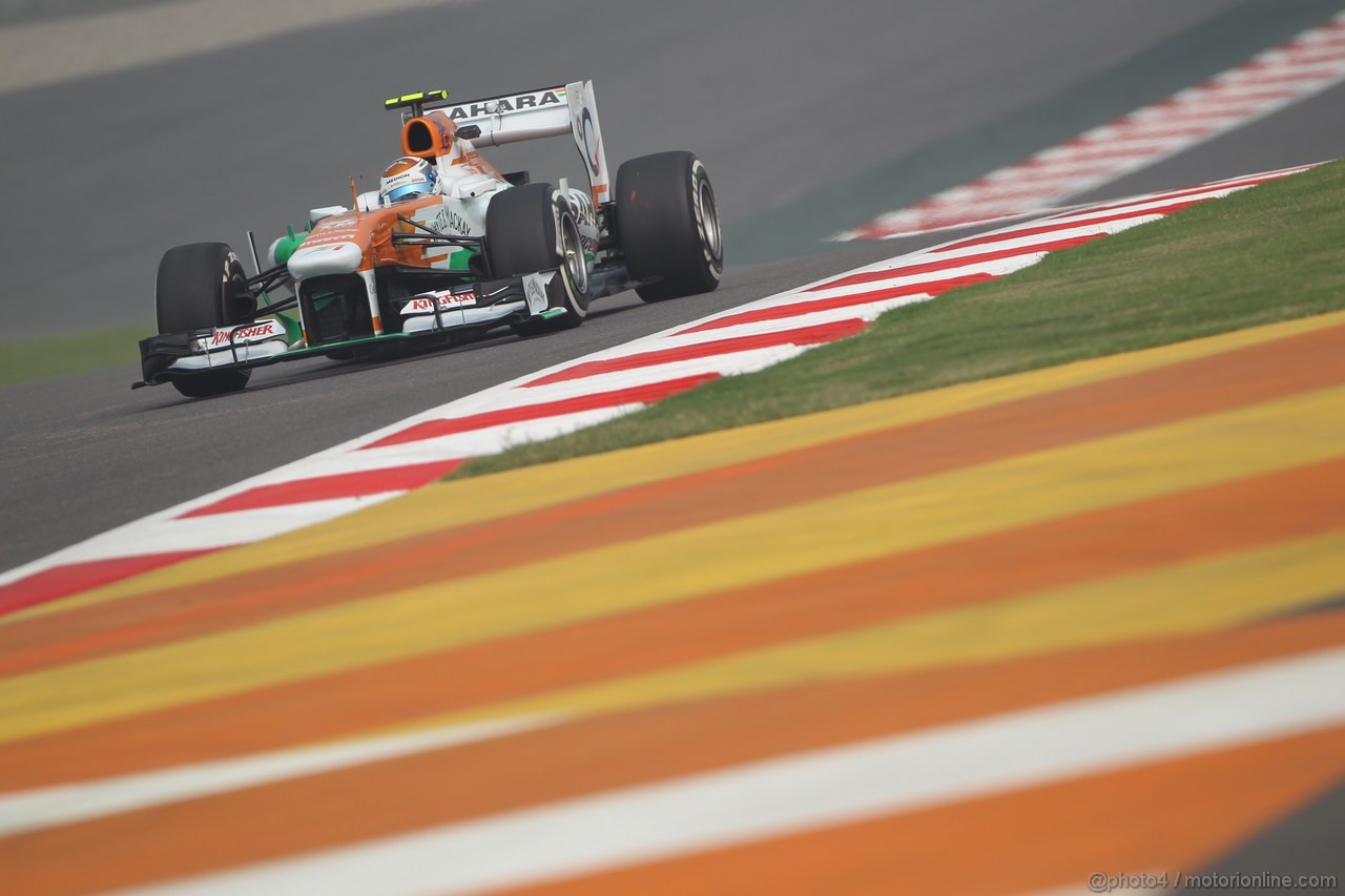GP INDIA, 25.10.2013- Prove Libere 1: Adrian Sutil (GER), Sahara Force India F1 Team VJM06 