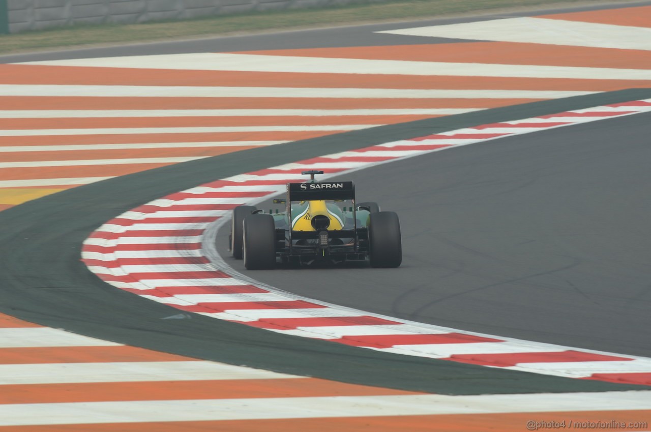 GP INDIA, 25.10.2013- Prove Libere 1: Charles Pic (FRA) Caterham F1 Team CT03 