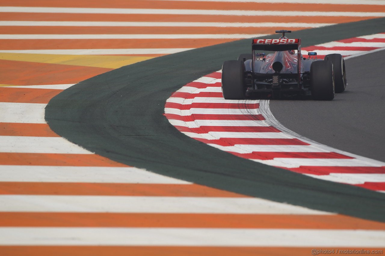 GP INDIA, 25.10.2013- Prove Libere 1: Jean-Eric Vergne (FRA) Scuderia Toro Rosso STR8 