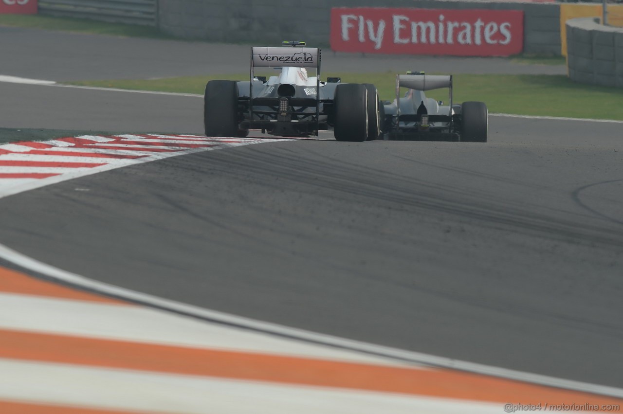 GP INDIA, 25.10.2013- Prove Libere 1: Valtteri Bottas (FIN), Williams F1 Team FW35 