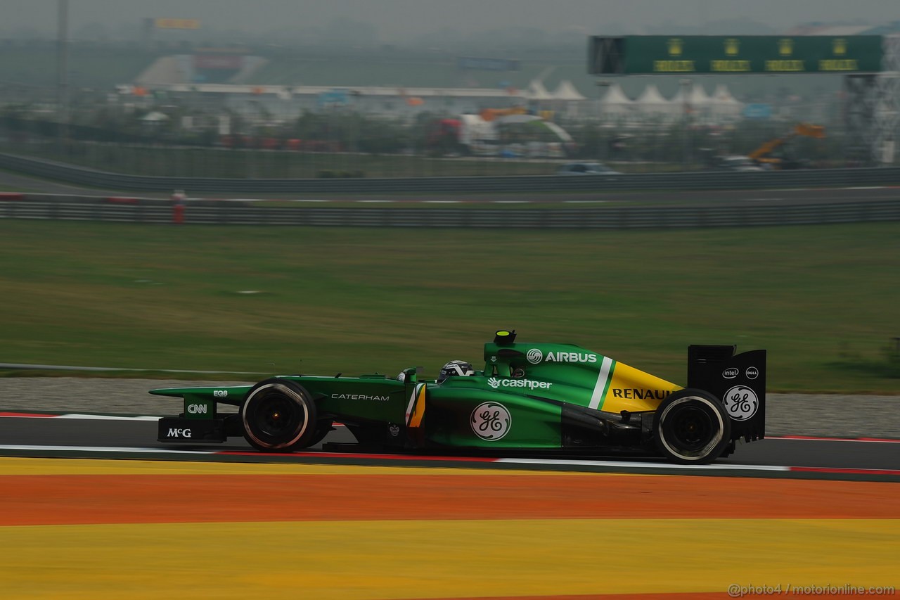 GP INDIA, 25.10.2013- Prove Libere 1: Giedo Van der Garde (NED), Caterham F1 Team CT03 