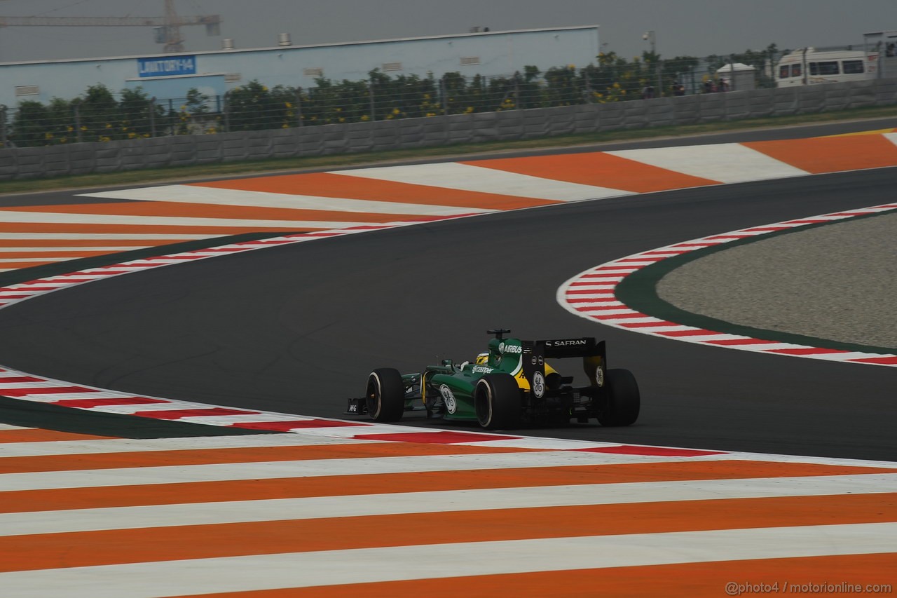 GP INDIA, 25.10.2013- Prove Libere 1: Charles Pic (FRA) Caterham F1 Team CT03 