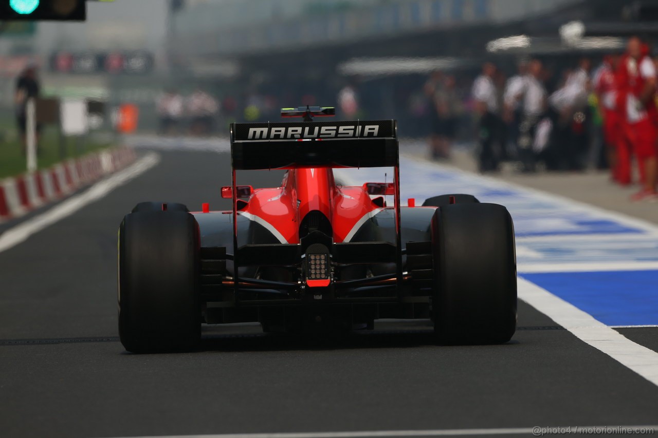 GP INDIA, 25.10.2013- Prove Libere 1: Max Chilton (GBR), Marussia F1 Team MR02 