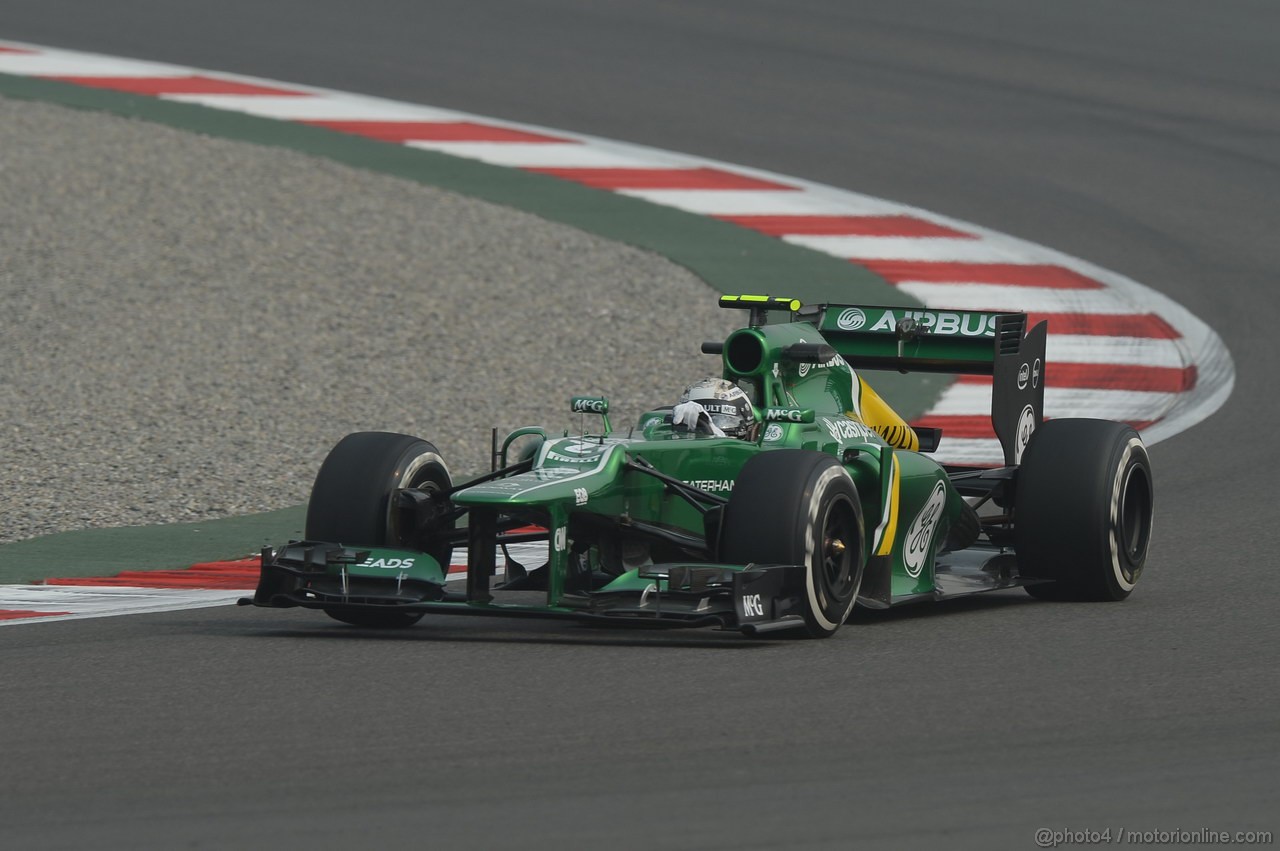 GP INDIA, 25.10.2013- Prove Libere 1: Giedo Van der Garde (NED), Caterham F1 Team CT03 