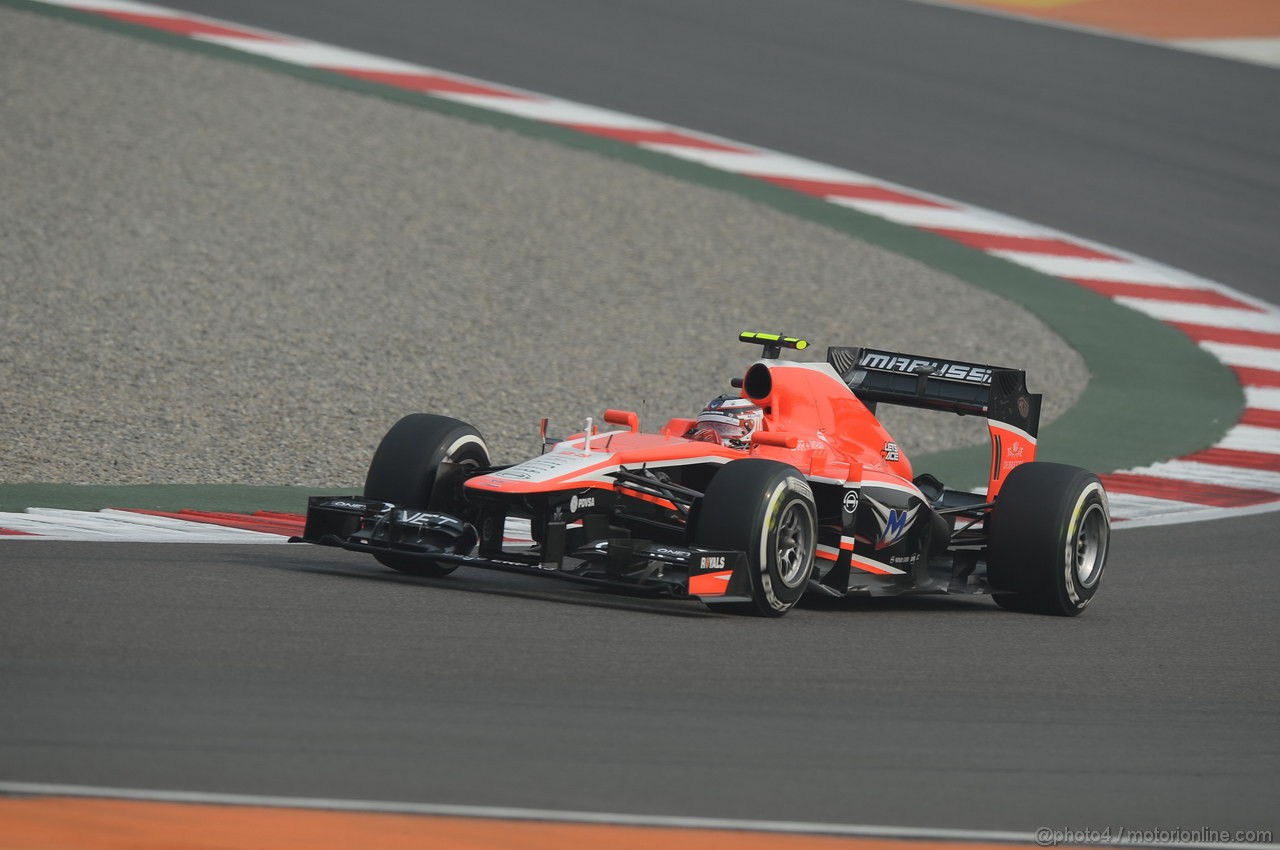 GP INDIA, 25.10.2013- Prove Libere 1: Max Chilton (GBR), Marussia F1 Team MR02 