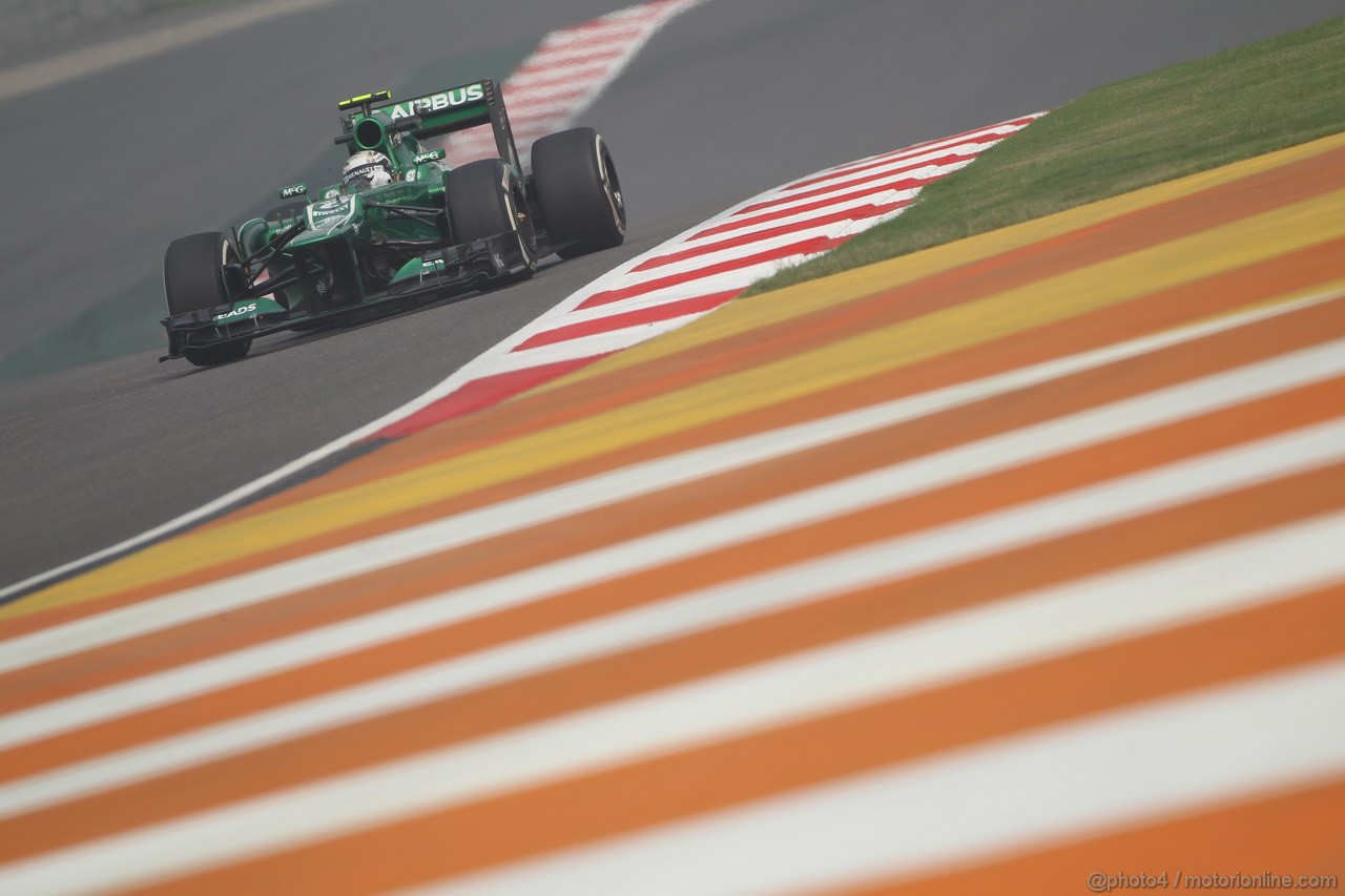 GP INDIA, 25.10.2013- Prove Libere 1: Giedo Van der Garde (NED), Caterham F1 Team CT03 