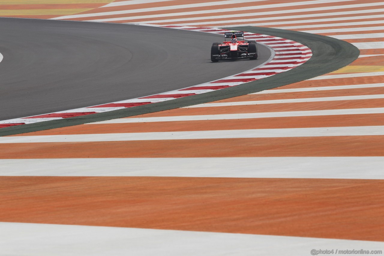 GP INDIA, 25.10.2013- Prove Libere 1: Max Chilton (GBR), Marussia F1 Team MR02 