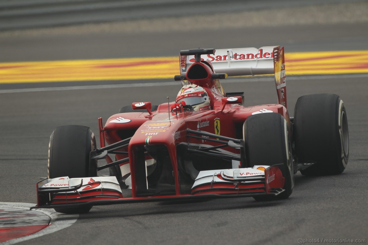 GP INDIA, 25.10.2013- Prove Libere 2: Fernando Alonso (ESP) Ferrari F138 