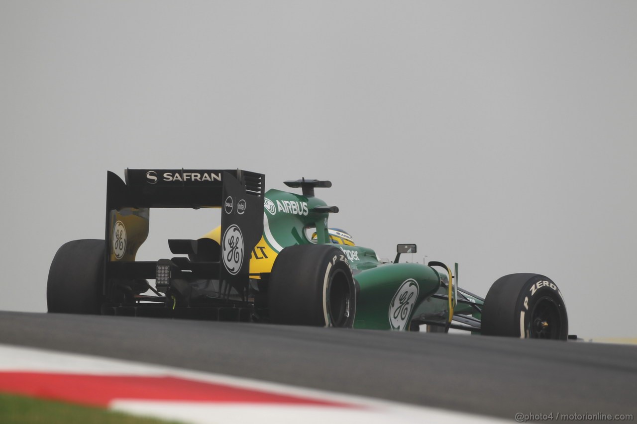 GP INDIA, 25.10.2013- Prove Libere 2: Charles Pic (FRA) Caterham F1 Team CT03 