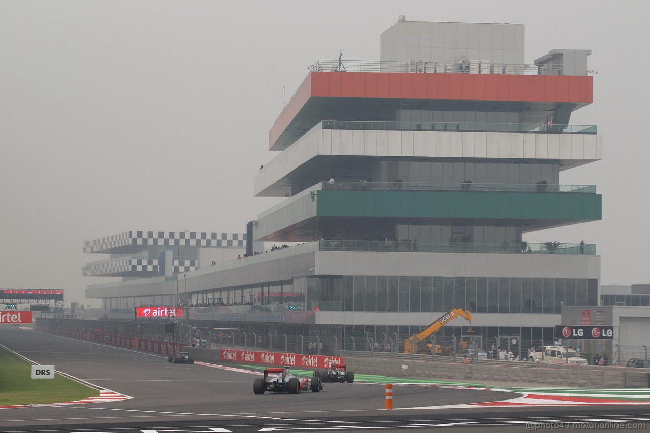 GP INDIA, 25.10.2013- Prove Libere 2: Sergio Perez (MEX) McLaren MP4-28 