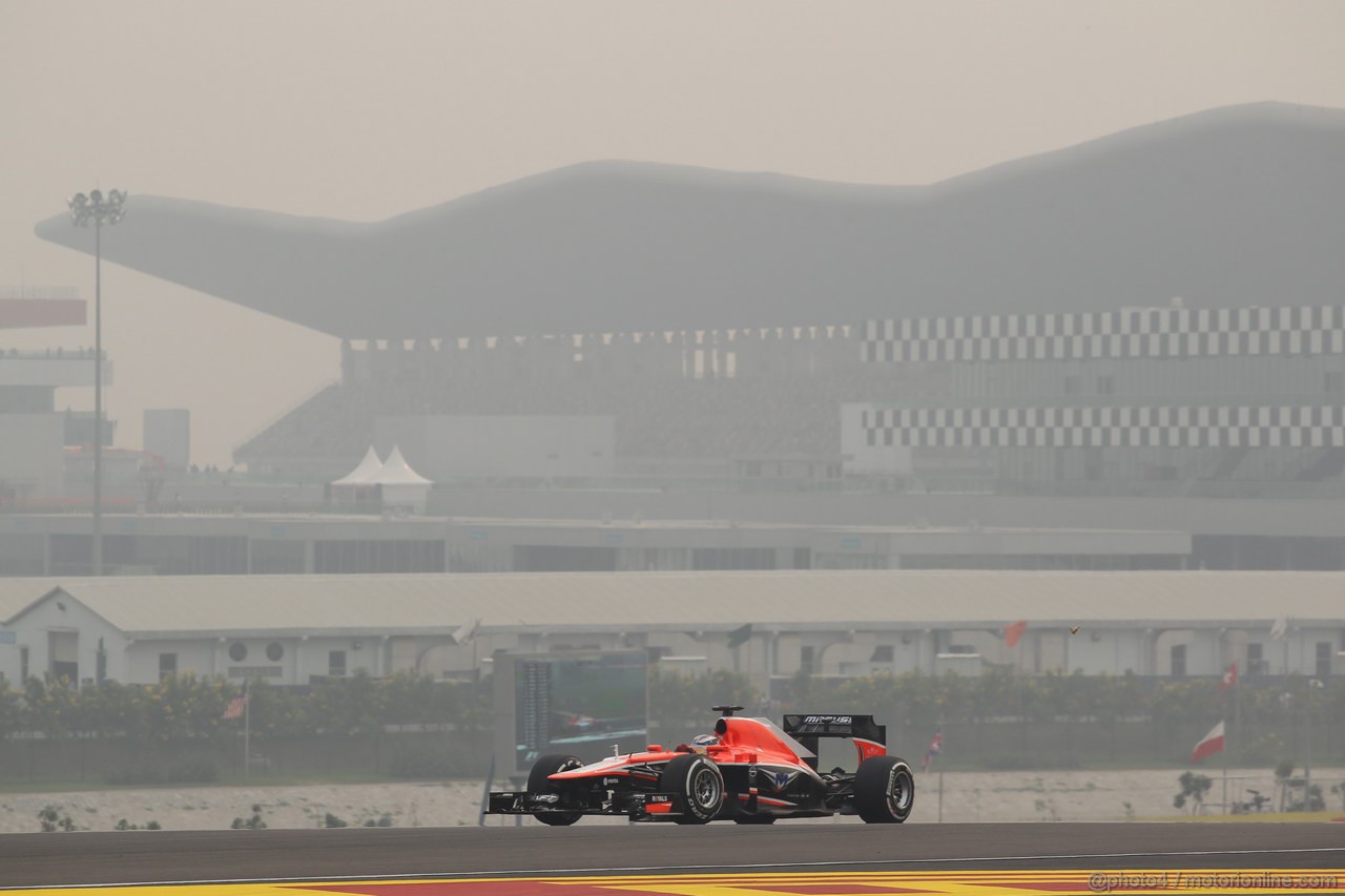 GP INDIA, 25.10.2013- Prove Libere 2: Jules Bianchi (FRA) Marussia F1 Team MR02 