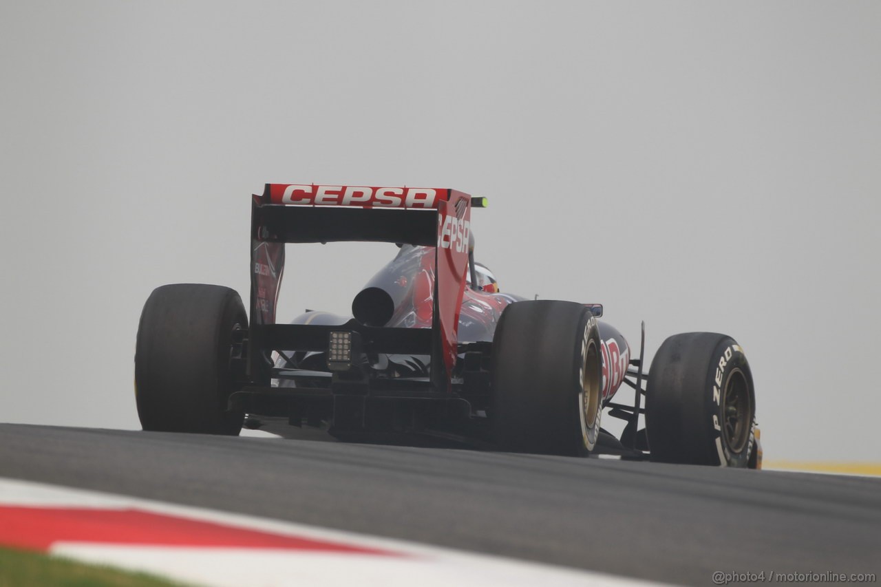 GP INDIA, 25.10.2013- Prove Libere 2: Daniel Ricciardo (AUS) Scuderia Toro Rosso STR8 