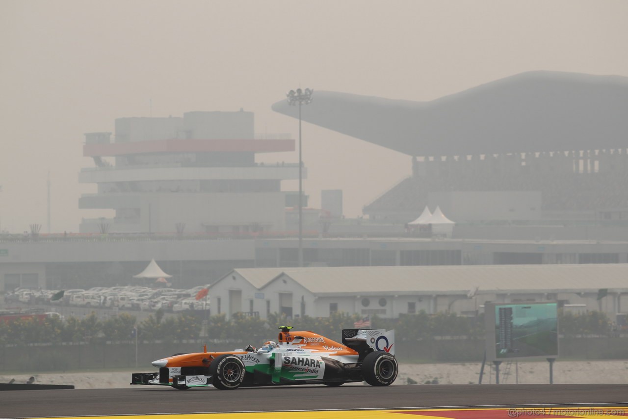 GP INDIA, 25.10.2013- Prove Libere 2: Adrian Sutil (GER), Sahara Force India F1 Team VJM06 