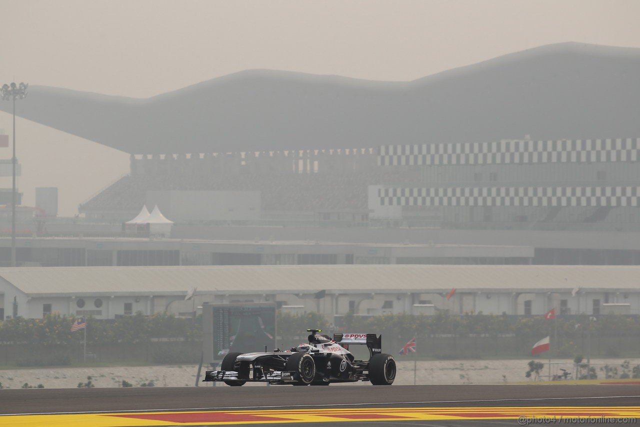 GP INDIA, 25.10.2013- Prove Libere 2: Valtteri Bottas (FIN), Williams F1 Team FW35 