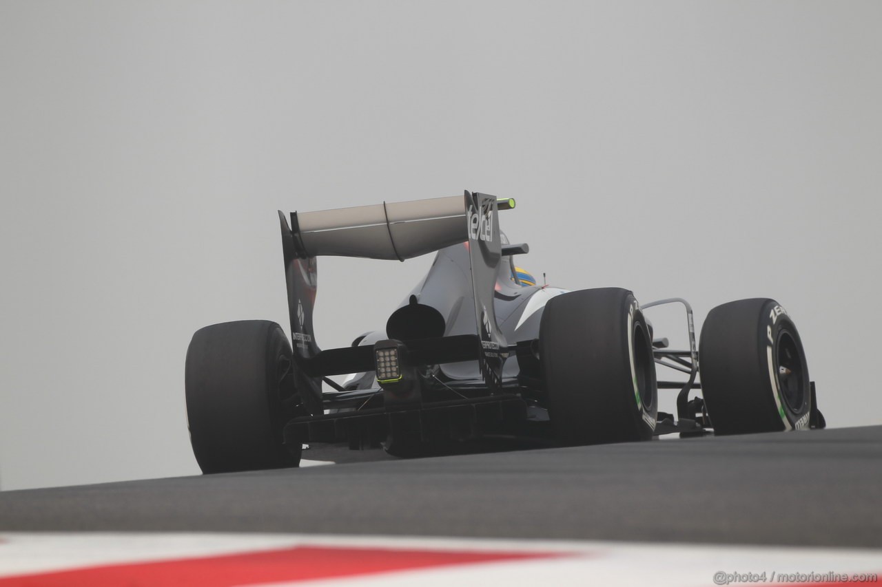 GP INDIA, 25.10.2013- Prove Libere 2: Esteban Gutierrez (MEX), Sauber F1 Team C32 