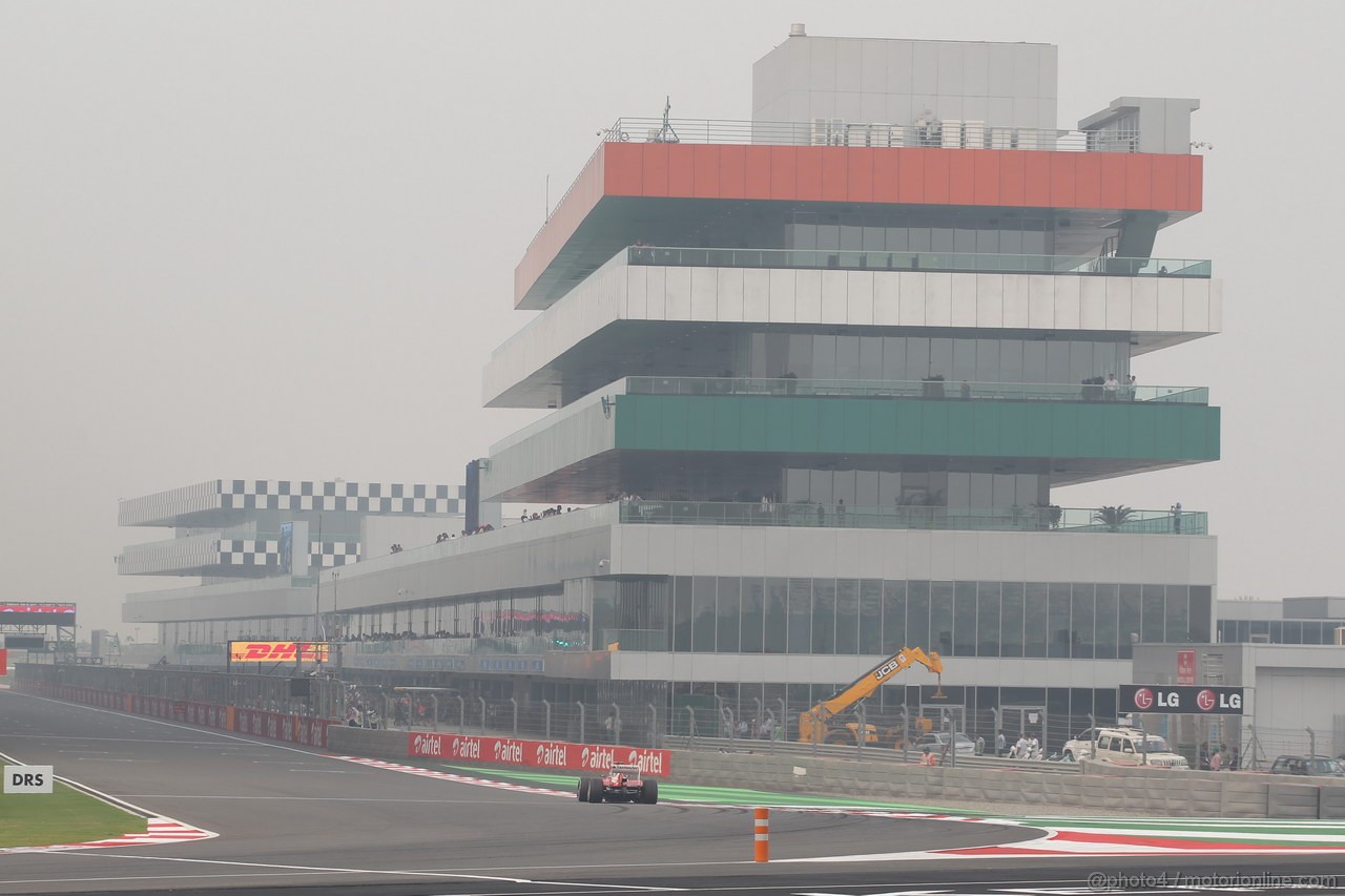GP INDIA, 25.10.2013- Prove Libere 2: Felipe Massa (BRA) Ferrari F138 
