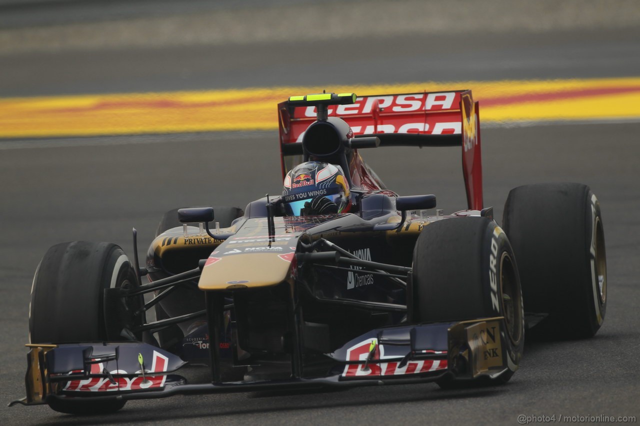 GP INDIA, 25.10.2013- Prove Libere 2: Daniel Ricciardo (AUS) Scuderia Toro Rosso STR8 